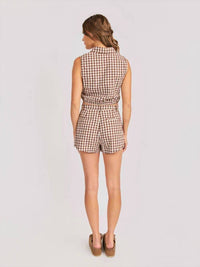 Sadie & Sage - Mustang Gingham Shorts