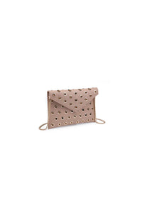 Moda Luxe - Women's Ramona Grommet Crossbody Bag