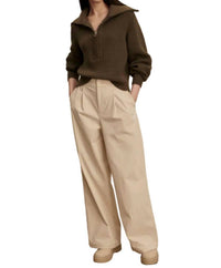 Varley - Maura Half Zip Rib Knit Sweater