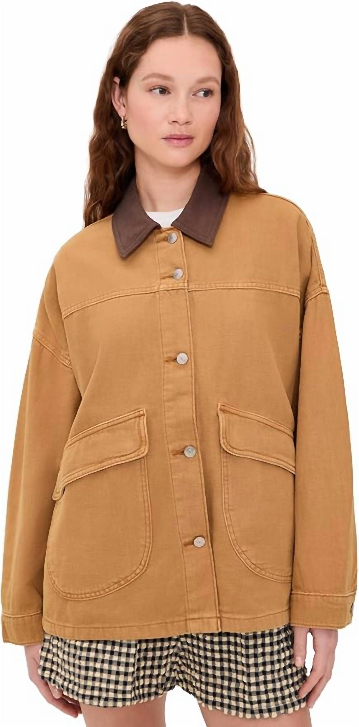 Free People - Lemon Canvas Jacket