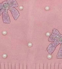 Bari Lynn - Girl's Crystal Bow Winter Hat