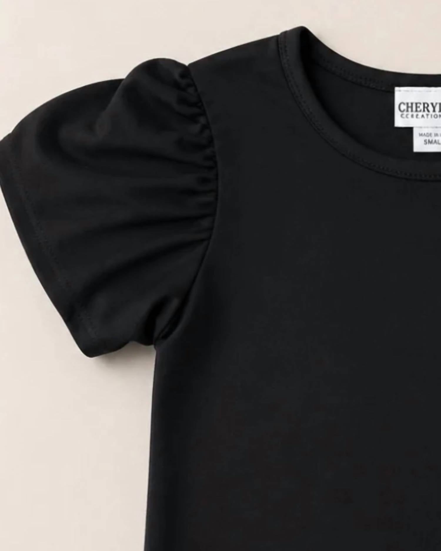 Cheryl Creations - Girl's Bubble Sleeve Shirt