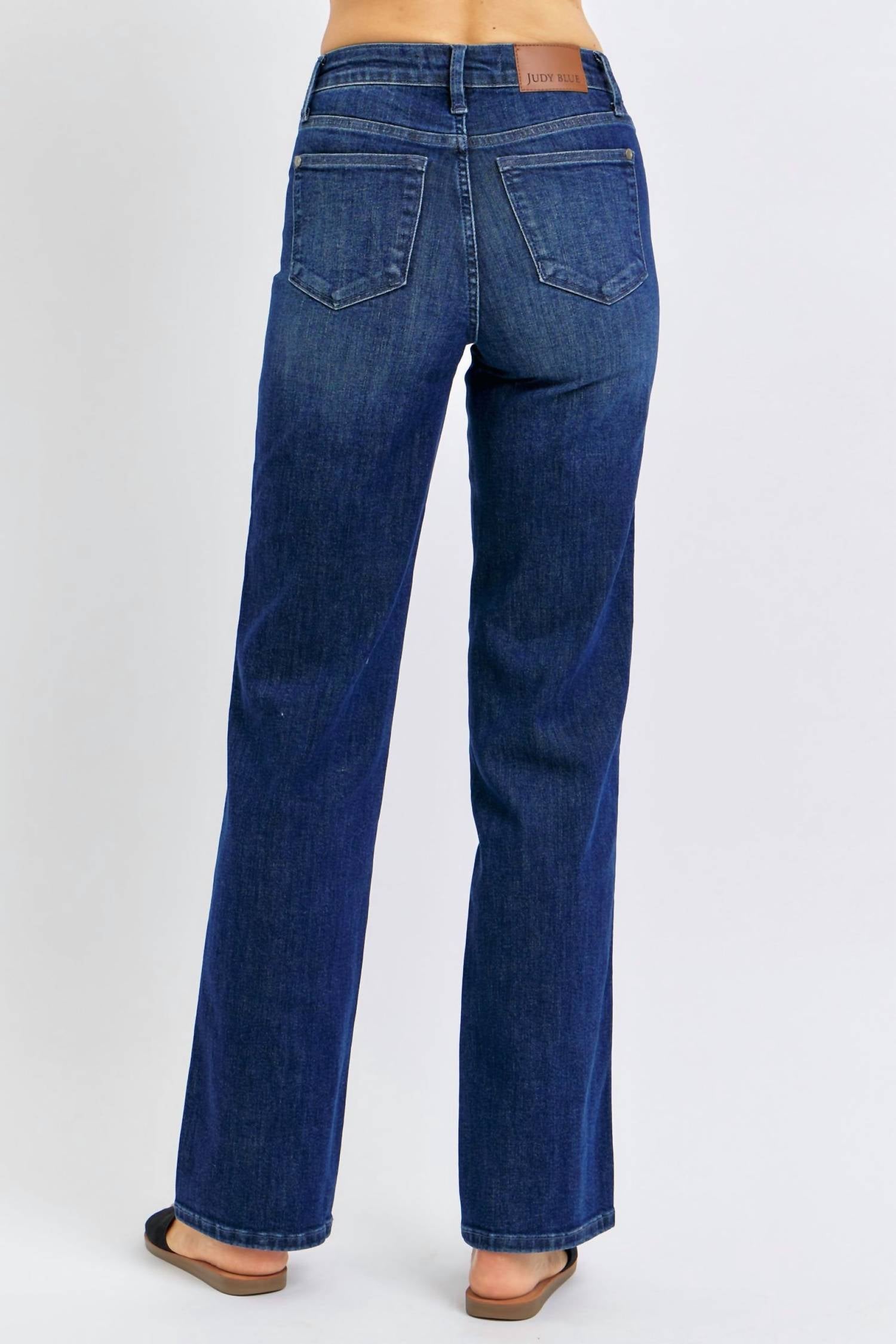 Judy Blue - Tummy Control Classic Straight Jeans