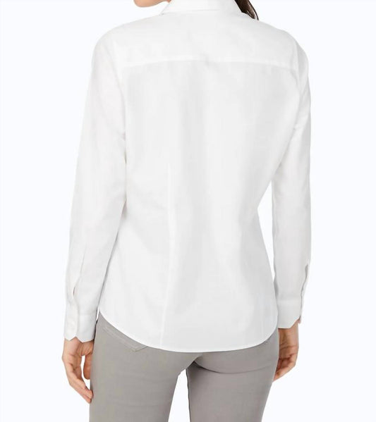 Foxcroft - Dianna Pinpoint Long Sleeve Shirt