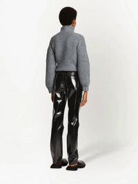 Proenza Schouler - Lacquered-effect Straight-leg Trousers