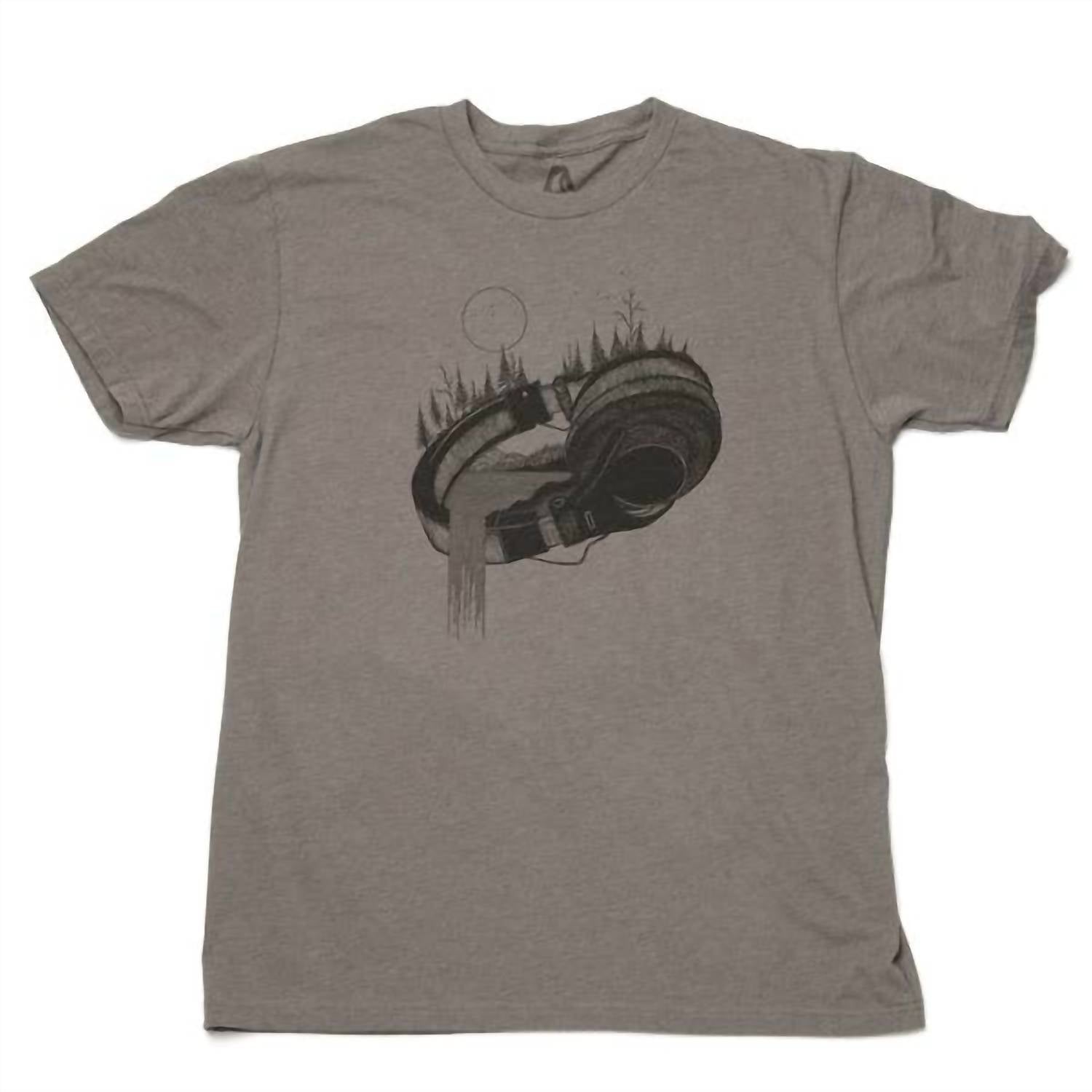 Black Lantern - Men's Headphones & Nature T-shirt