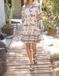 Voy - Desert Bloom Shirt Dress