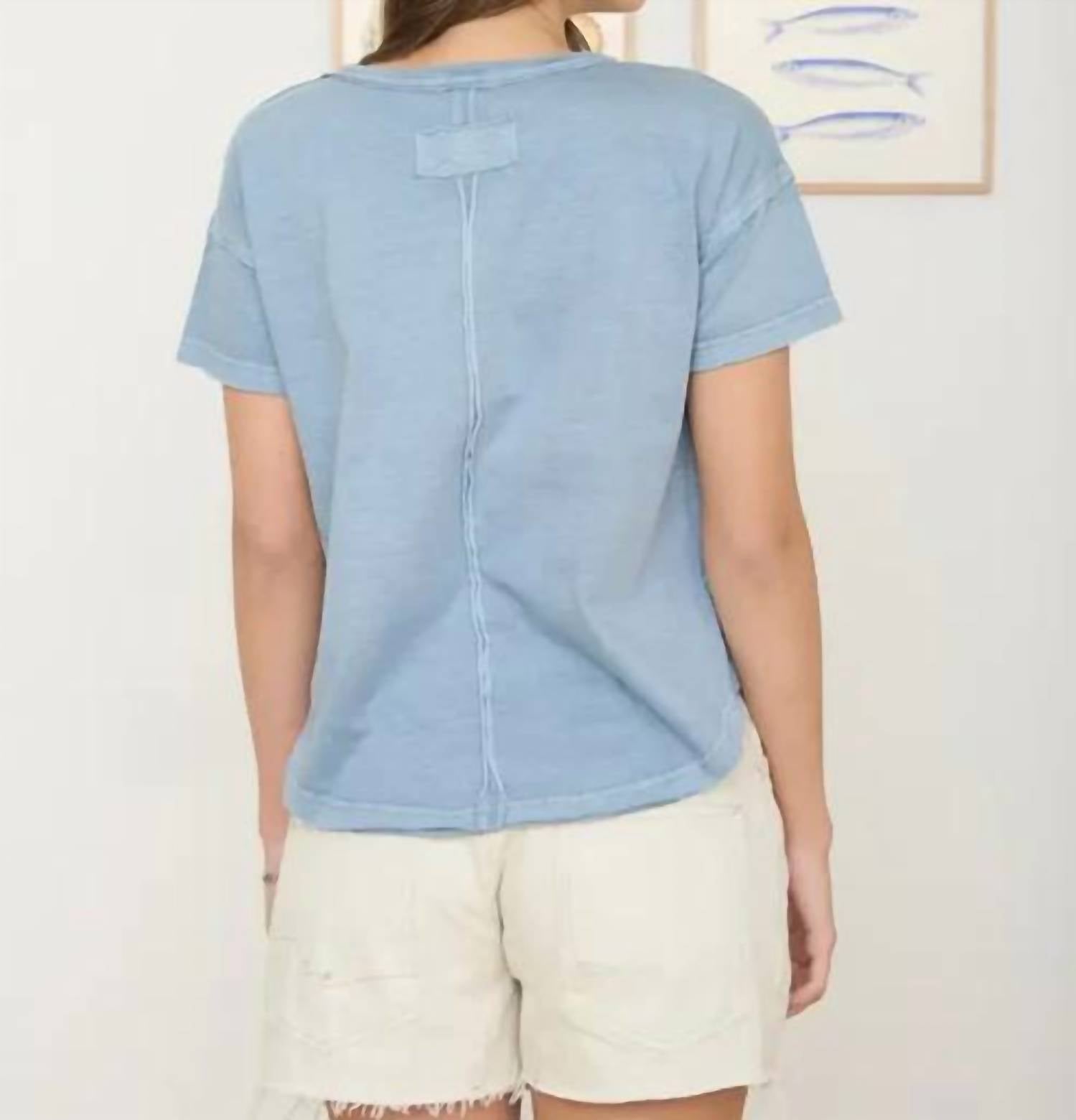 J.O.A. - Washed Exposed Seam Tee