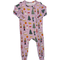 Pink Chicken - Kids Bamboo Nutcracker Romper