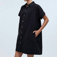 Madewell - Collared Button Front Mini Shirtdress