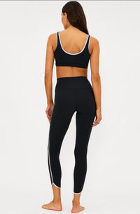 Beach Riot Nella High-waisted Legging in black - women's pants - detail view
