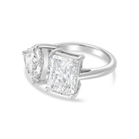 Diana M Jewels - Women's Radiant & Heart Lab-Grown Diamond Fashion Ring (15.00 Ct) - Grand