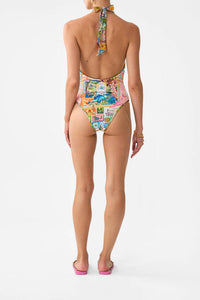 Camilla - Reversible Bind Edge Halter One Piece
