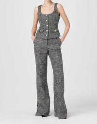 Toccin - Georgia Tweed Vest Top