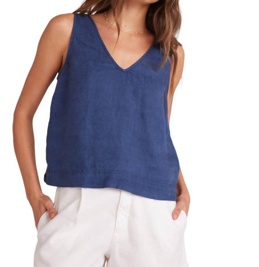 Bella Dahl - Sleeveless Button Back V-Neck Top