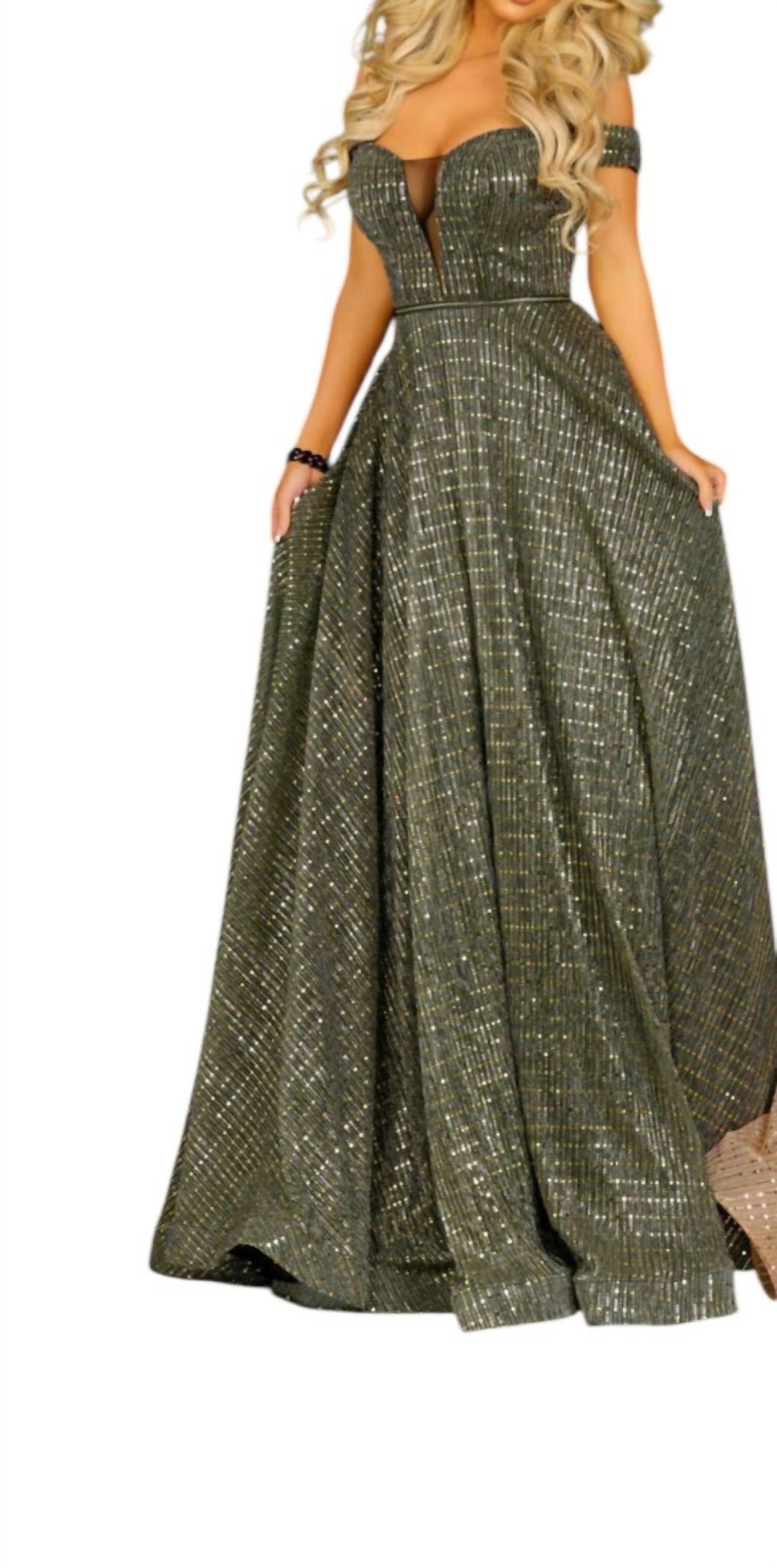 Karishma Creations - Luxury Off Shoulder Evening Gown