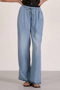 Elan - Drawstring Tencel Denim Pants