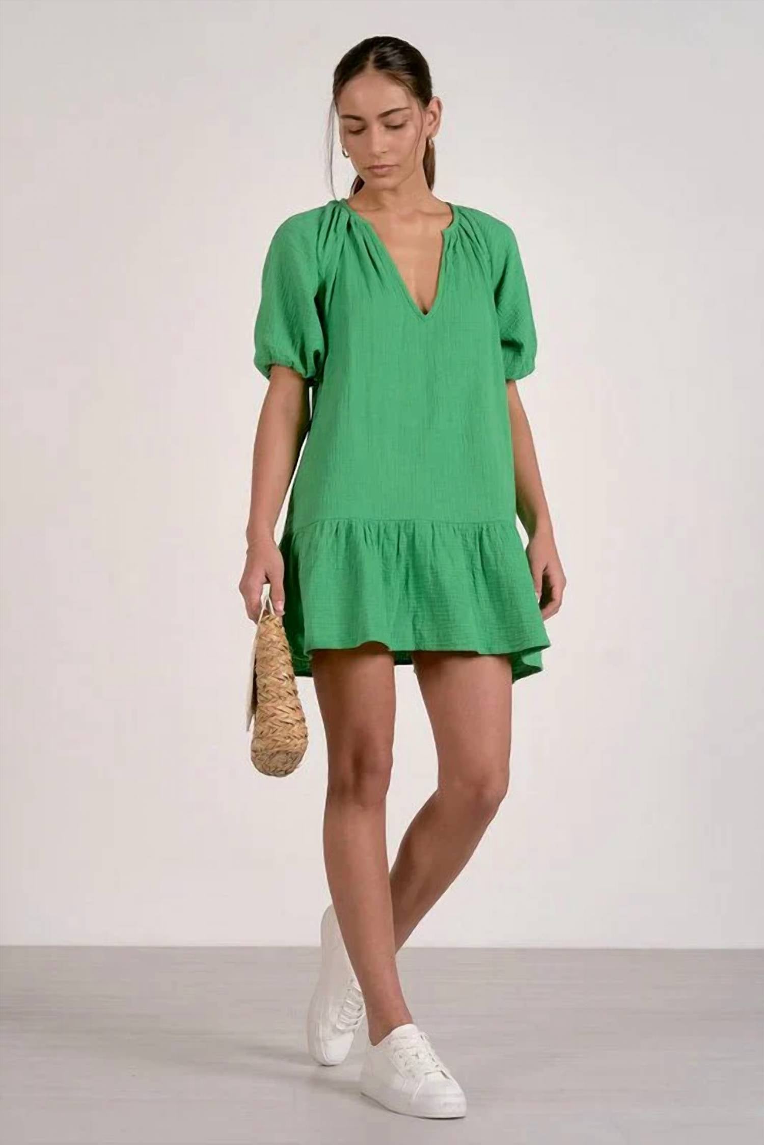 Elan - Tiered Gauze Dress