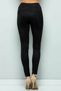 See And Be Seen - Faux Suede Leggings