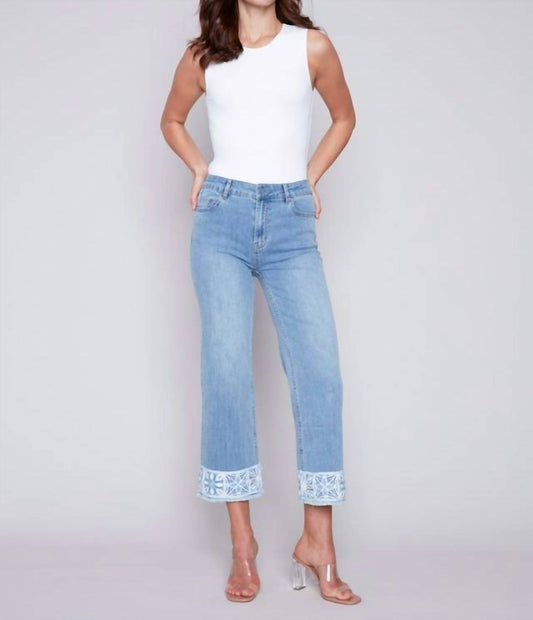 Charlie B - Carolina Crochet Cuff Jean