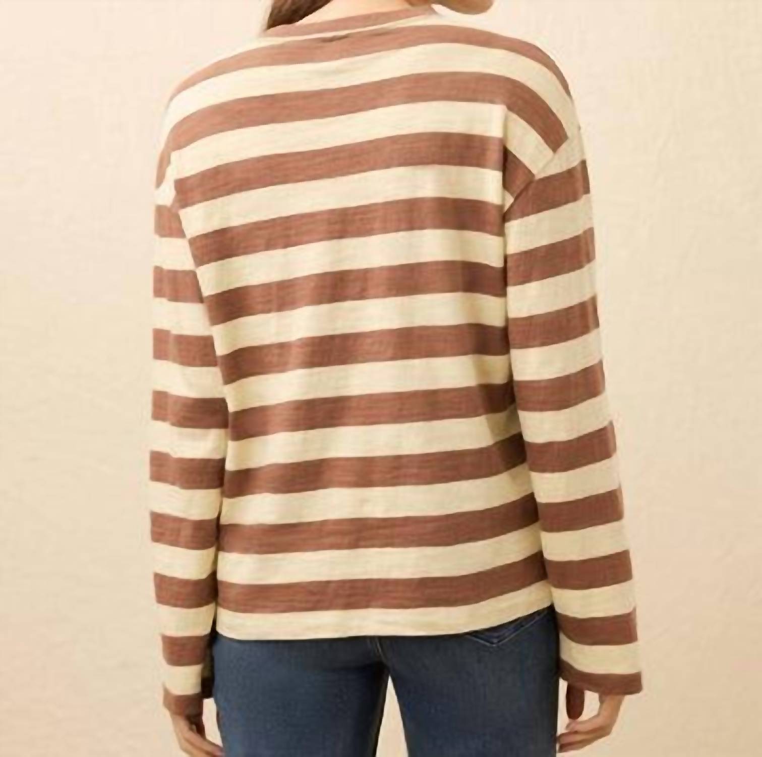 Faherty - Sunwashed Slub Long Sleeve Retro Tee