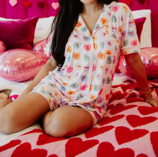 Katydid - Multicolored Candy Hearts Lounge Set