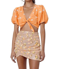 For Love & Lemons - Women's Auburn Dot Crop Top