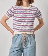 Lilla P - Stripe Crewneck Sweater