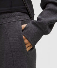 Lululemon - Waffle Scuba Mid Rise Wide Leg Pant