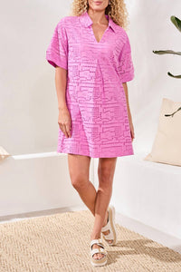 Tribal - Eyelet Mini Dress