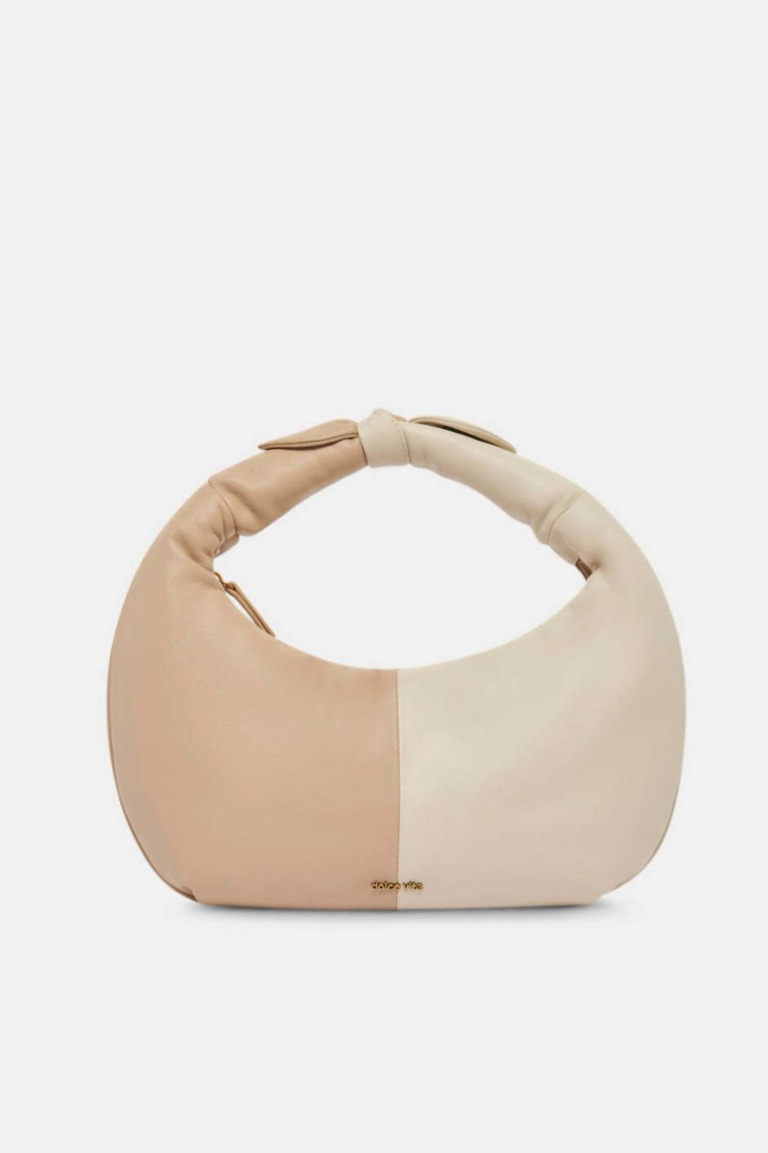 Dolce Vita Women's Patti Soft Nappa Hobo Handbag in dune ivory - women's item