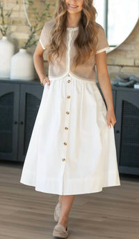 Sage The Label - Lily Pond Midi Skirt