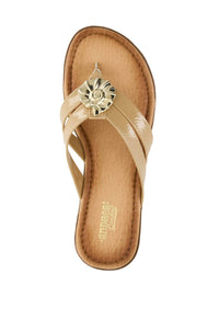 Andrea Women's Slip-on Sandal in beige - women's sandal - alternate view