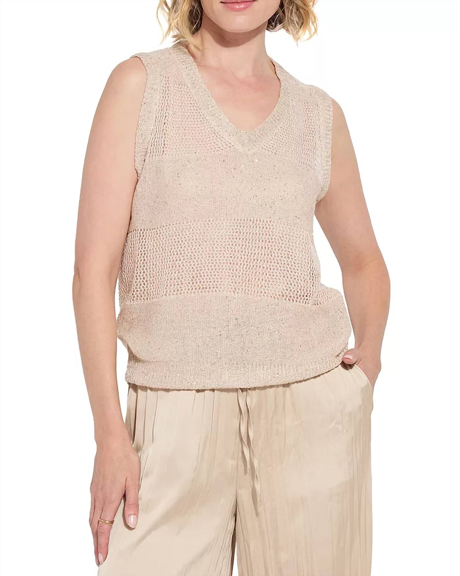 Lysse - Women's Bria Sequined Shell Top
