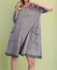 GiGiO Livin' La Vida Loca Dress in grey - women's dress