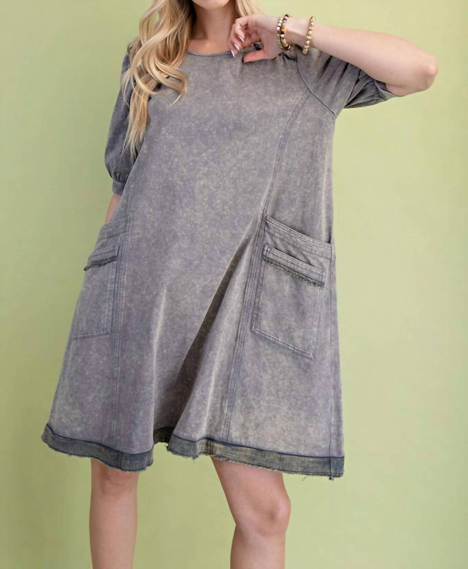 GiGiO Livin' La Vida Loca Dress in grey - women's dress