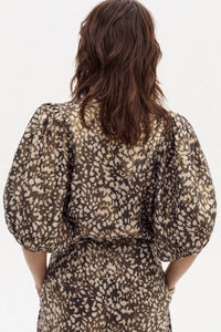Lanhtropy - Bubble Metallic Linen Shirt