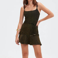 Patbo - Metallic Knit Mini Dress