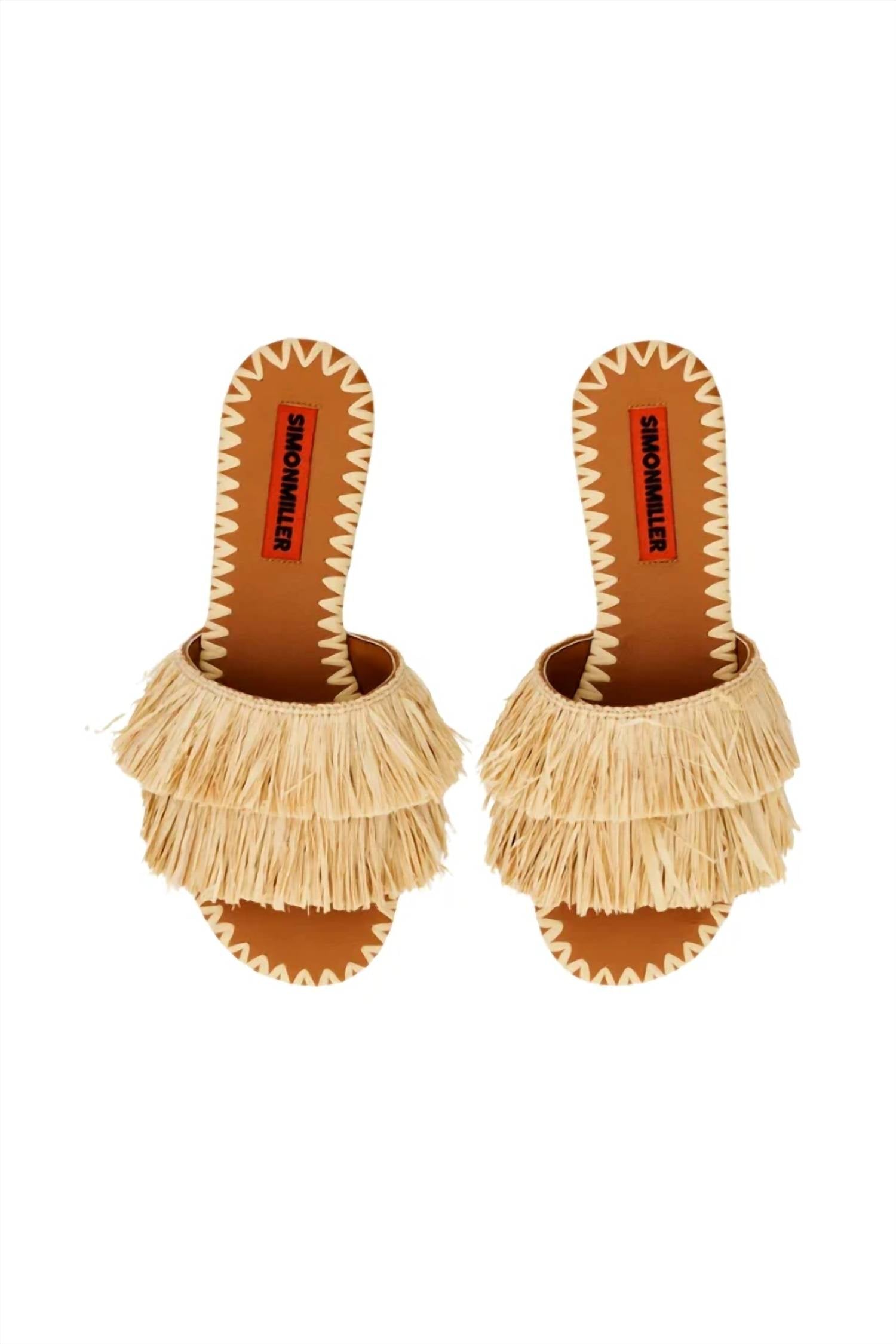 Simon Miller - Women's Fringe Raffia Salerno Sandal