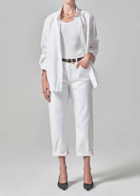 Dahlia Bow Leg Baby Roll Jeans