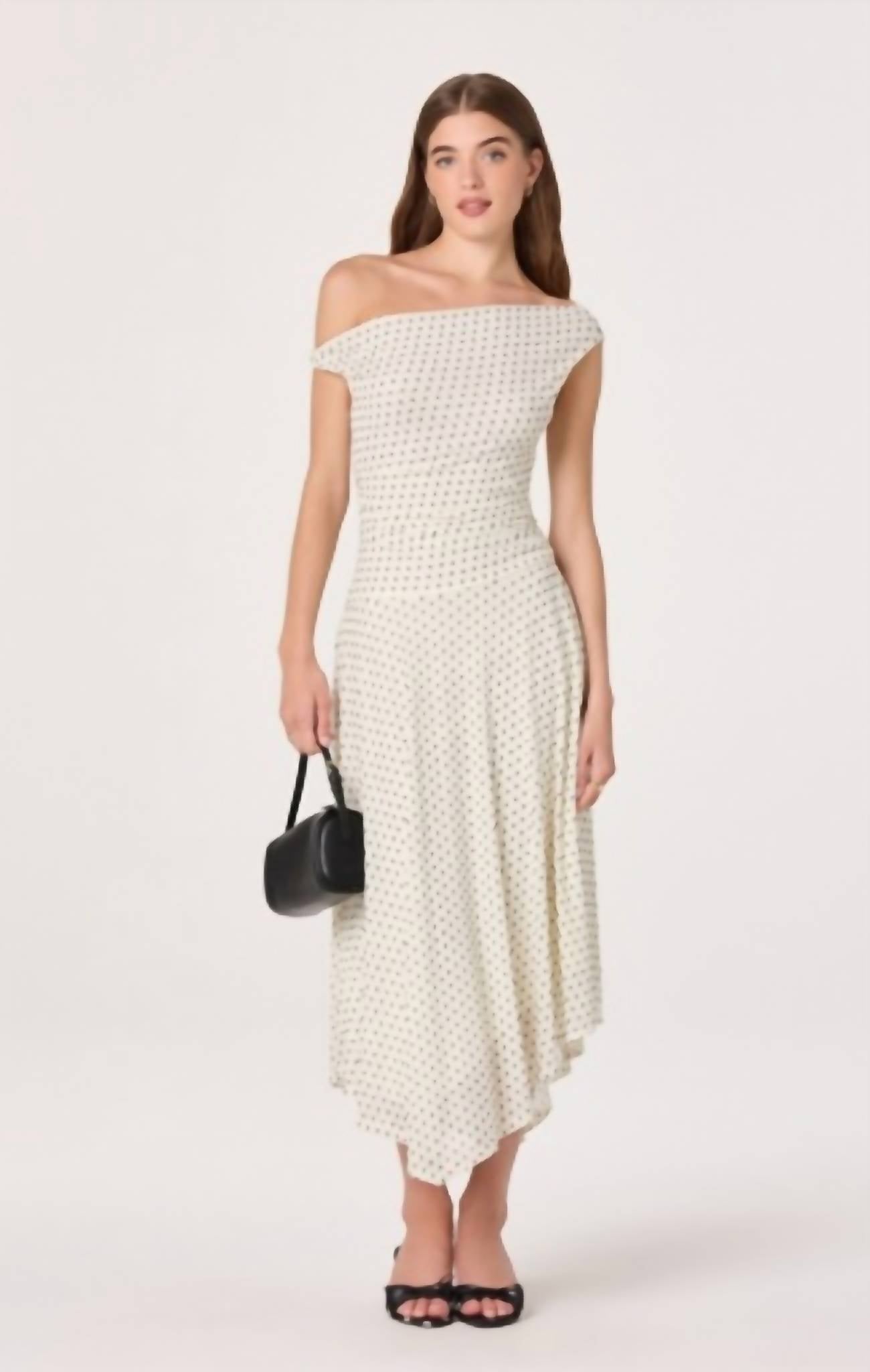 Astr - Ciarra Polka Dot Dress