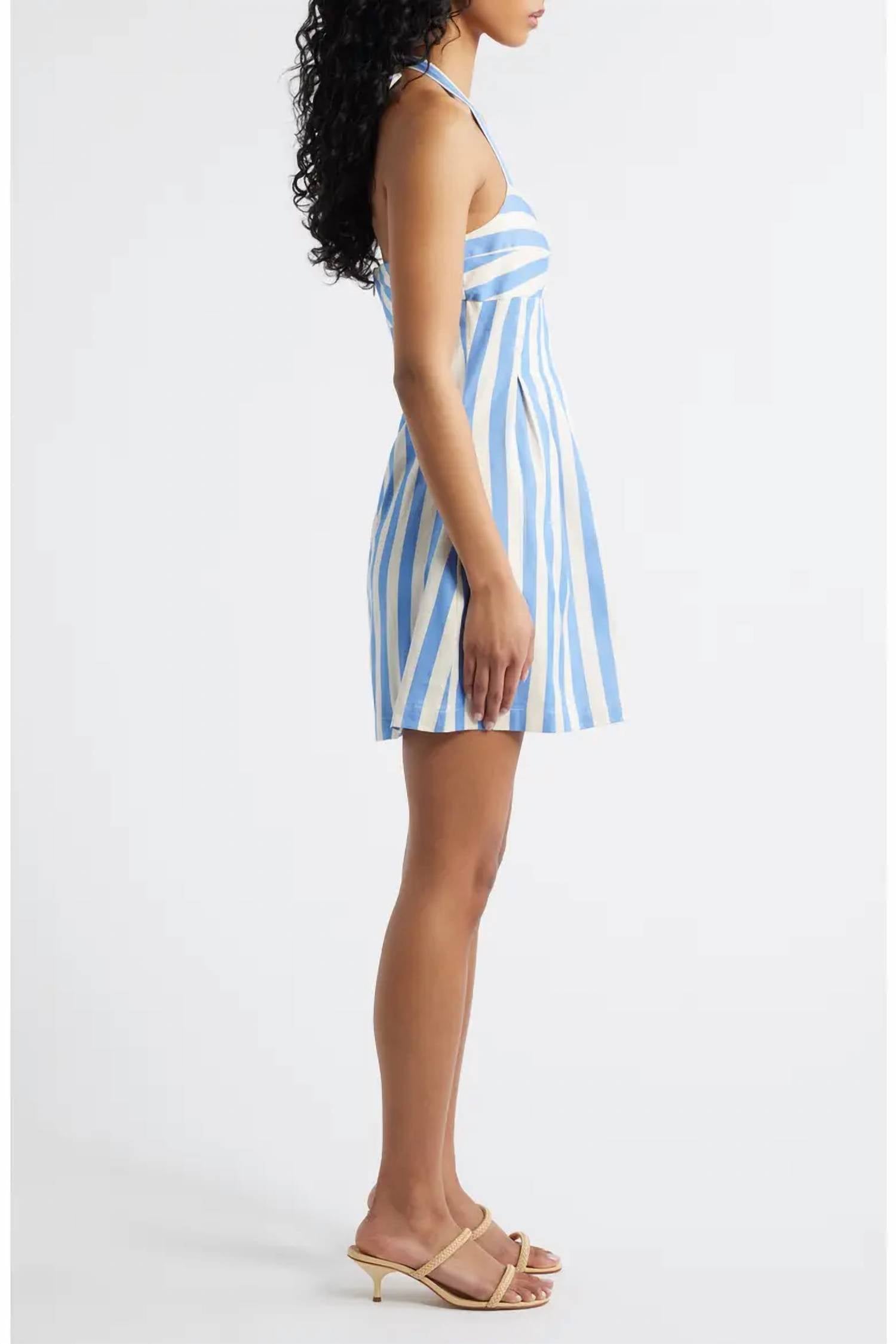 Saylor - Kate Striped Mini Dress