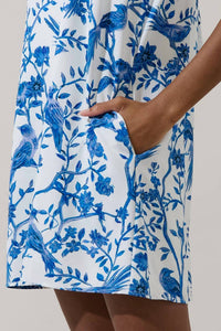 Sugarlips - Ciela Floral Benson Trapeze Mini Dress