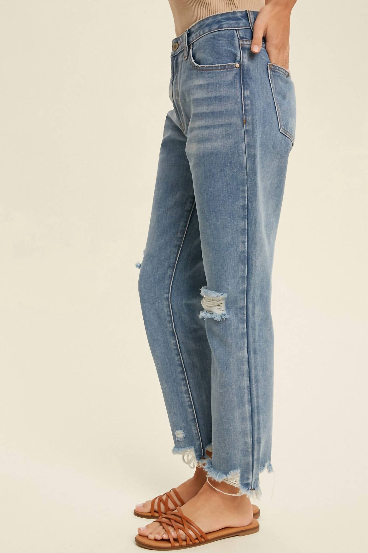 Wishlist - Not What You Seam Relaxed Jeans