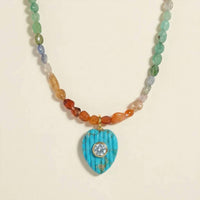 Joy Dravecky - Women's Heart Of Summer Opal Necklace