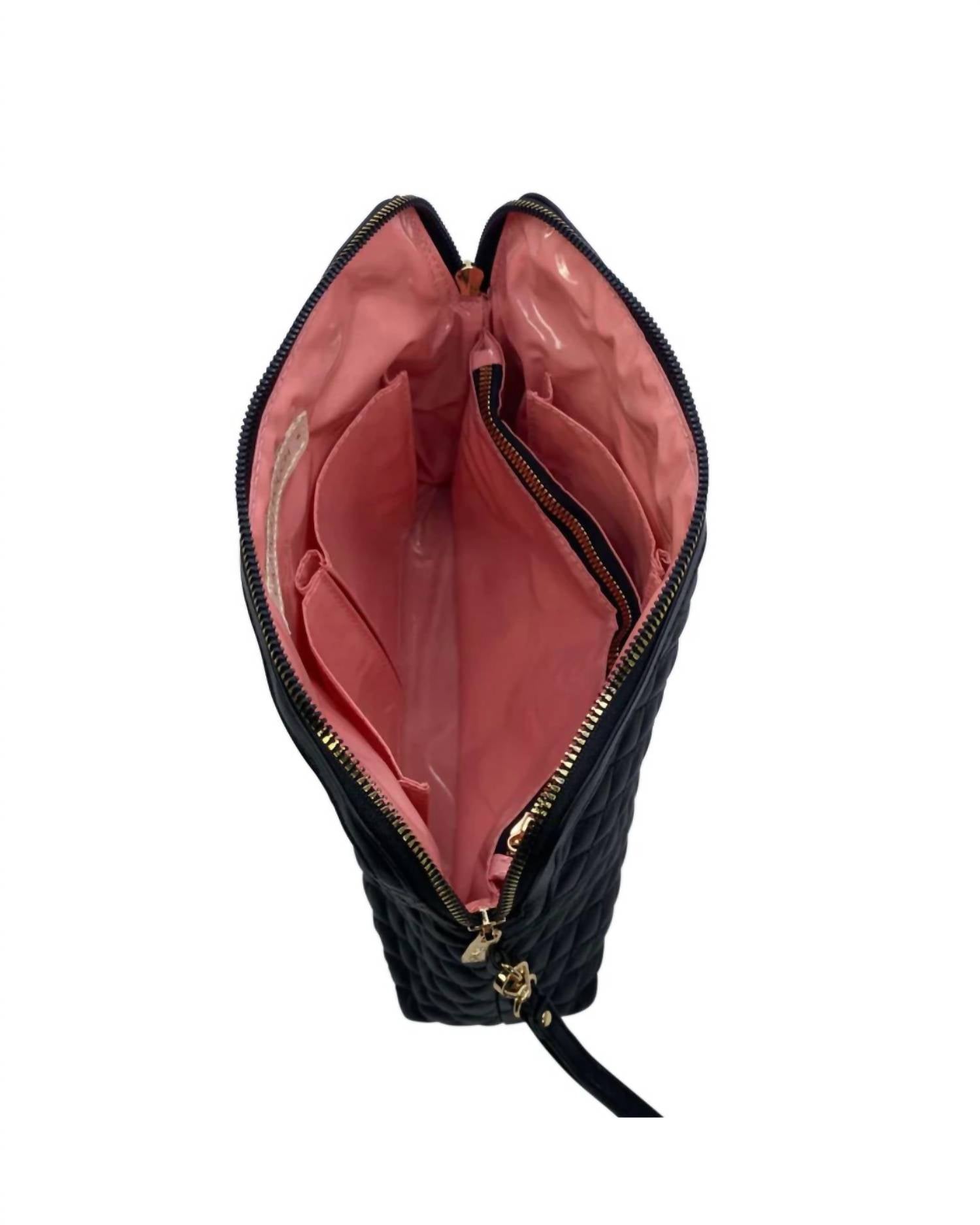 PurseN Women's Litt Makeup Case in black - women's bag - alternate view