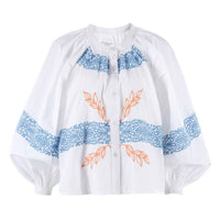 The Shirt - The Minka Embroidered Detail Shirt