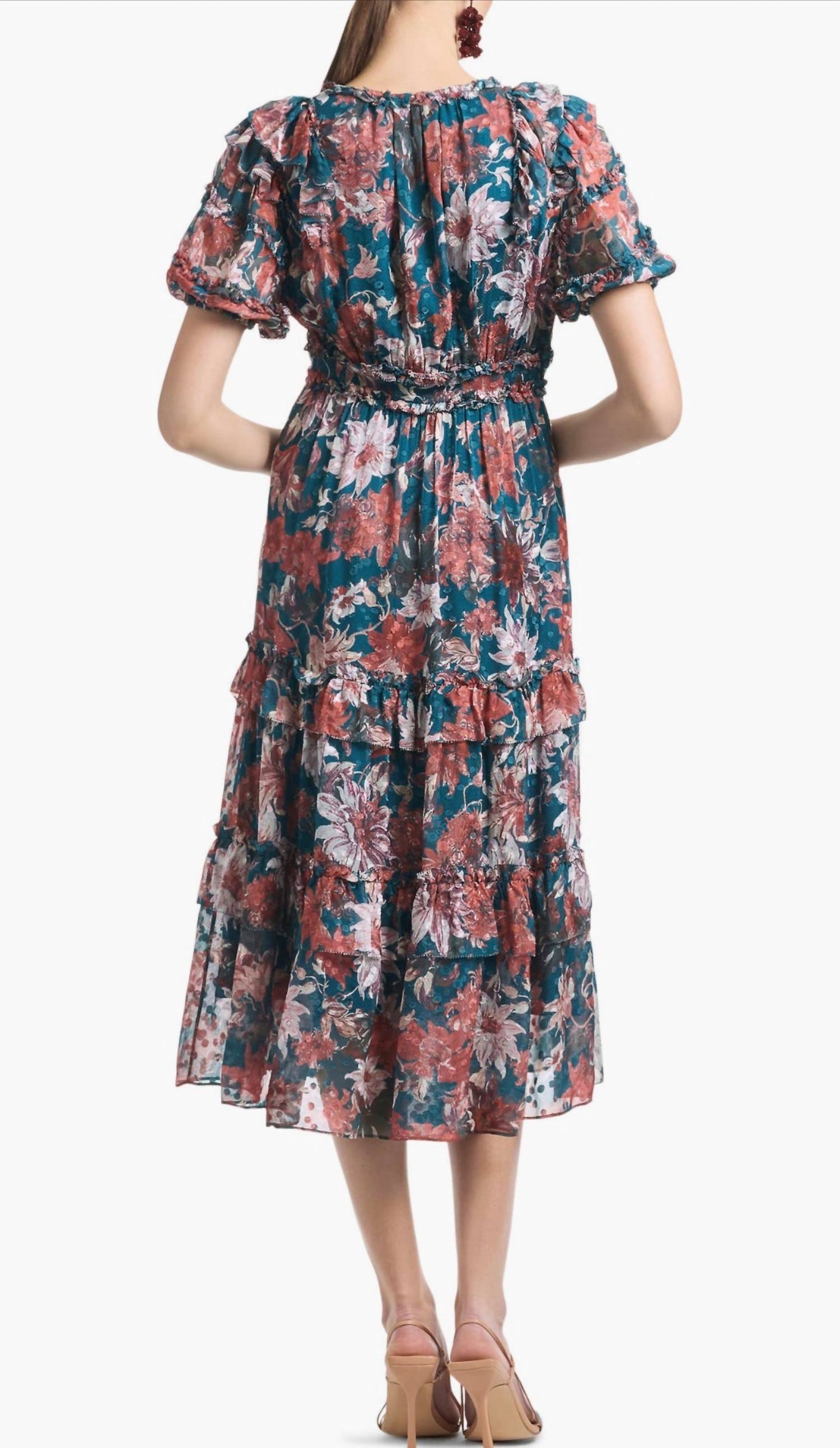 Sachin & Babi - Veronica Floral Tiered Dress