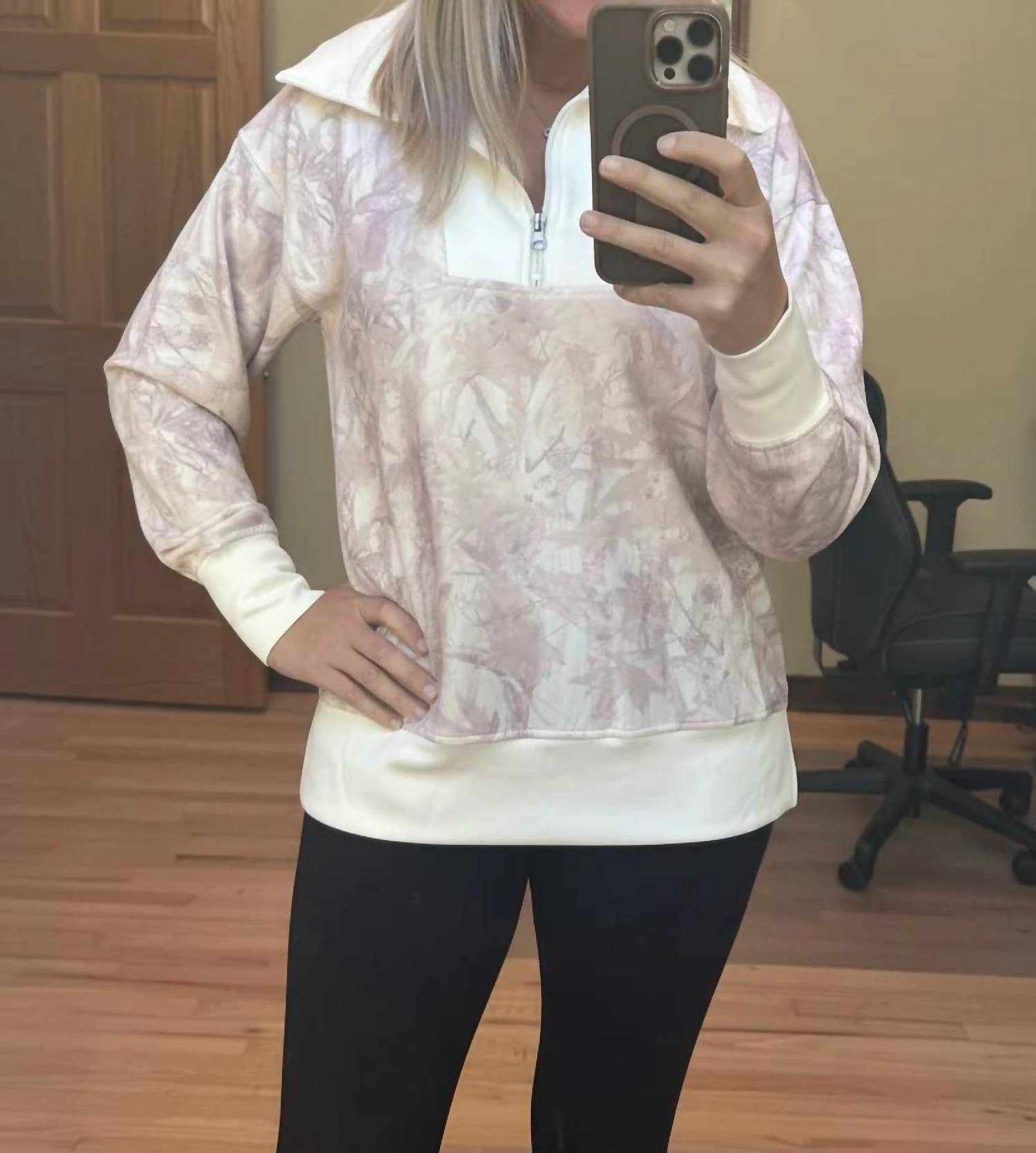 Top Notch Embroidery - Scuba Quarter-zip Pullover