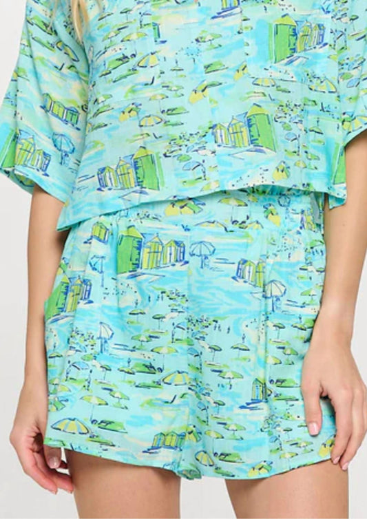 Meet Me In Santorini - Shoreline Shorts